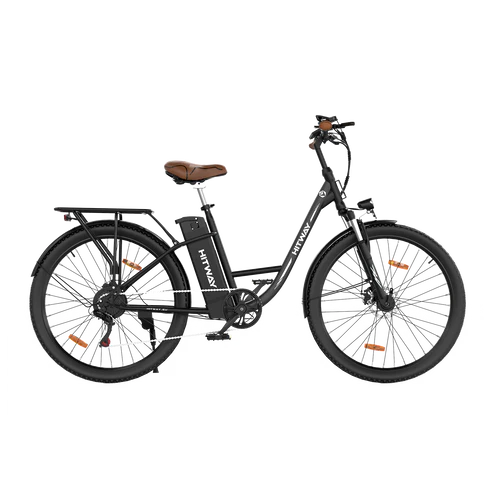 Electric Bike, Removable Battery and Anti-theft Lock