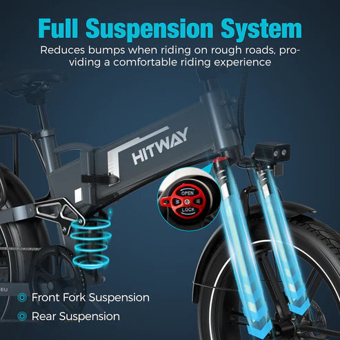 Powerful Motor Folding Electric Bike