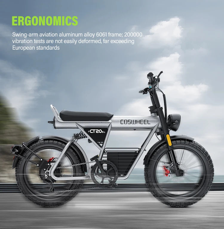 Compact Premium 20 inch Fat Tire E-Bike