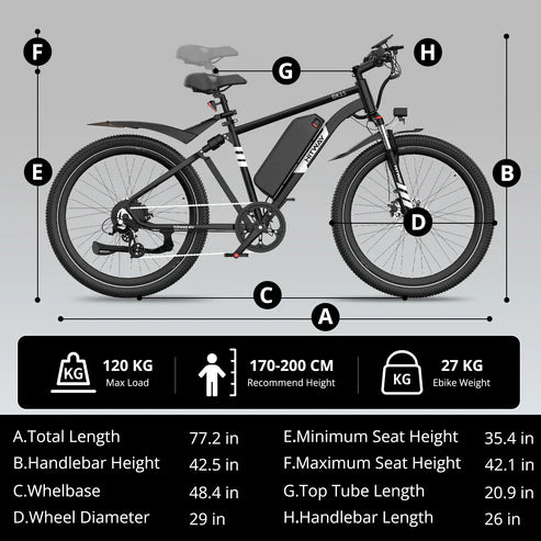 Powerful Dual Suspension System E-Bike