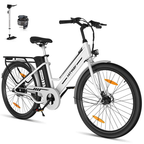 EBike with Removable Battery and Foldable Saddle
