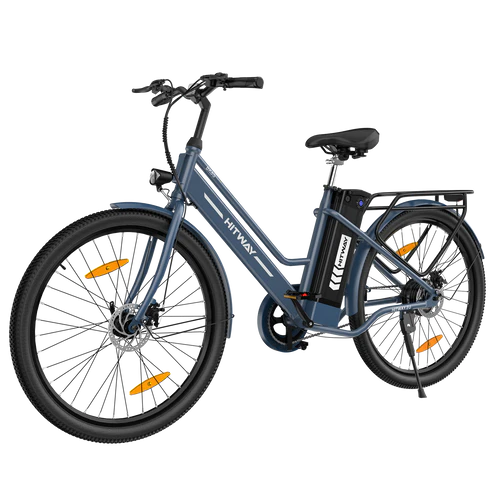 EBike with Removable Battery and Foldable Saddle