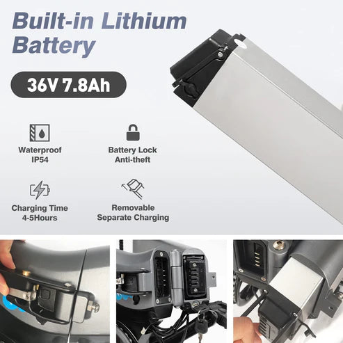 Dual Suspension Folding Electric Bike