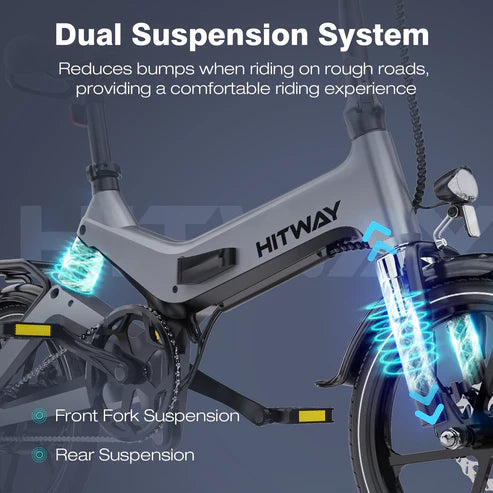 Dual Suspension Folding Electric Bike