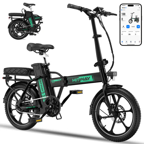 Powerful Motor, Smooth Ride Folding Electric Bike