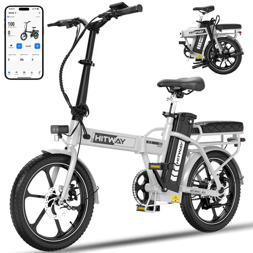Powerful Motor, Smooth Ride Folding Electric Bike