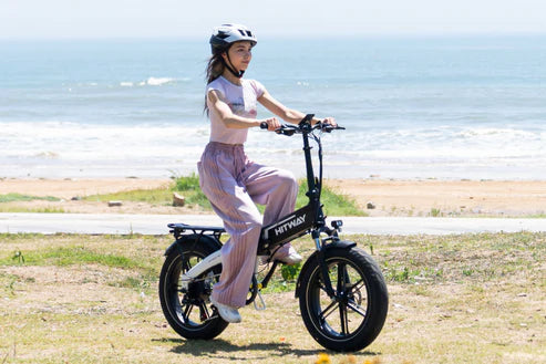 Fat Tire and Suspension Fork Folding Electric Bike