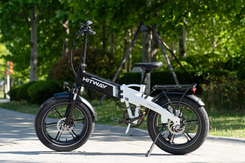 Fat Tire and Suspension Fork Folding Electric Bike