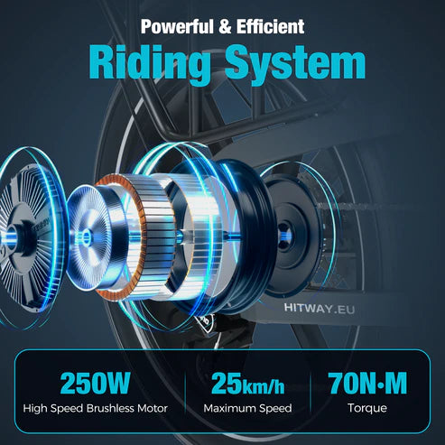 Powerful Motor Folding Electric Bike