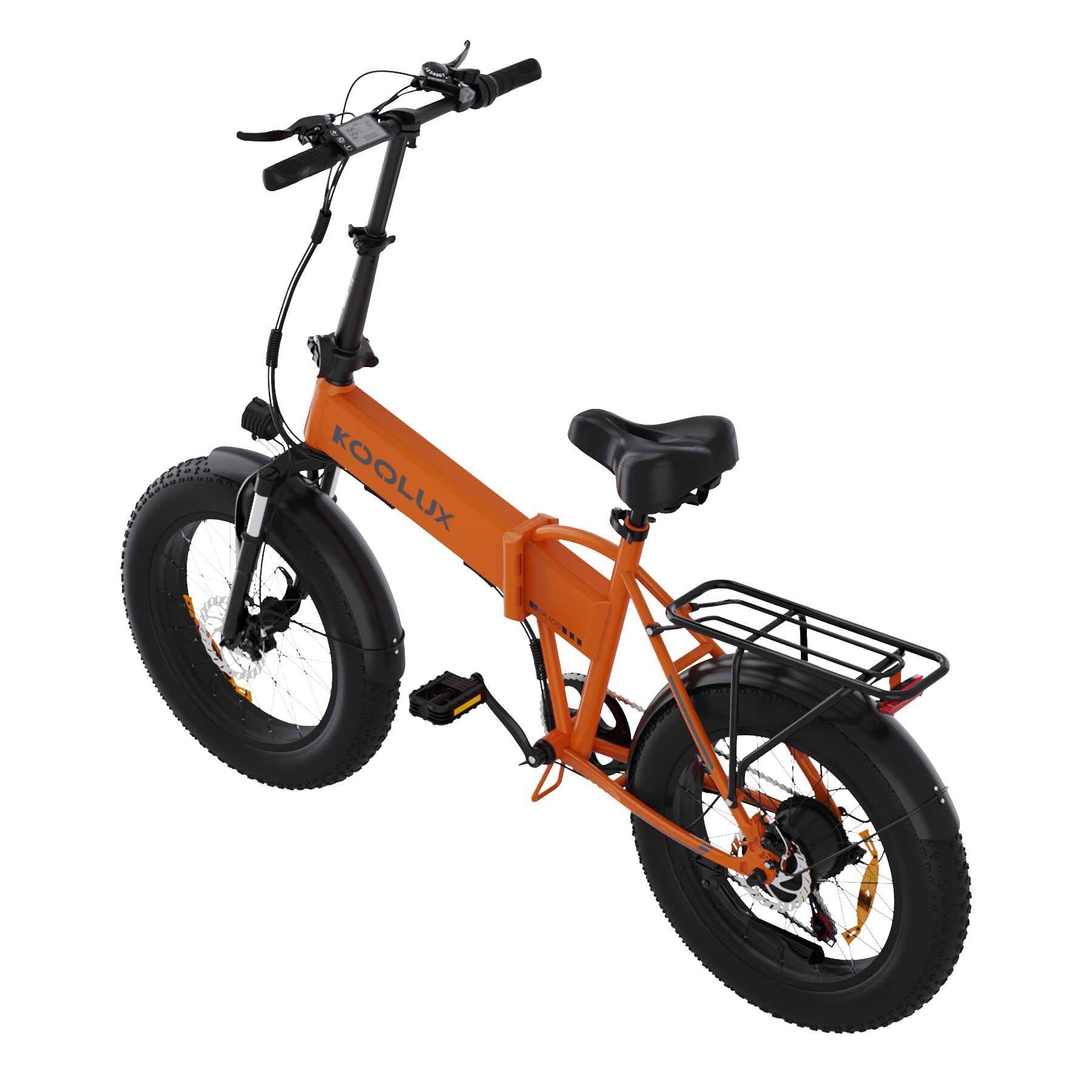 KOOLUX   BK10S   With 48V   13Ah   Lithium   Battery   20*4.0   Inch   Tire   Folding   Electric   Bike