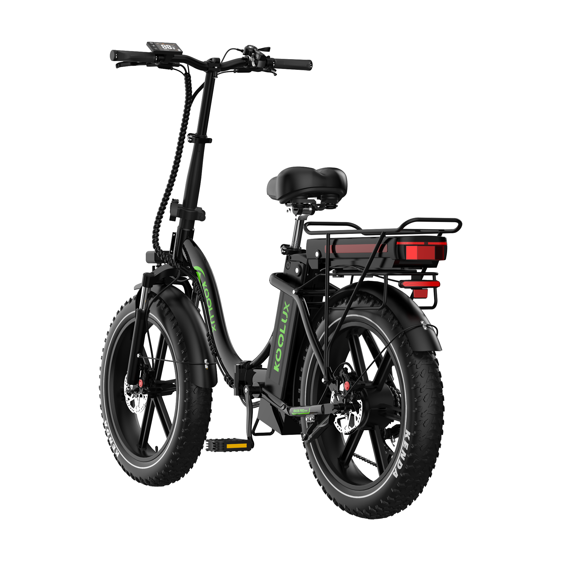KOOLUX   BK6S   PRO   With 48V   13Ah+10.4Ah   Dual   Battery   High-end   version   Folding   Ebike